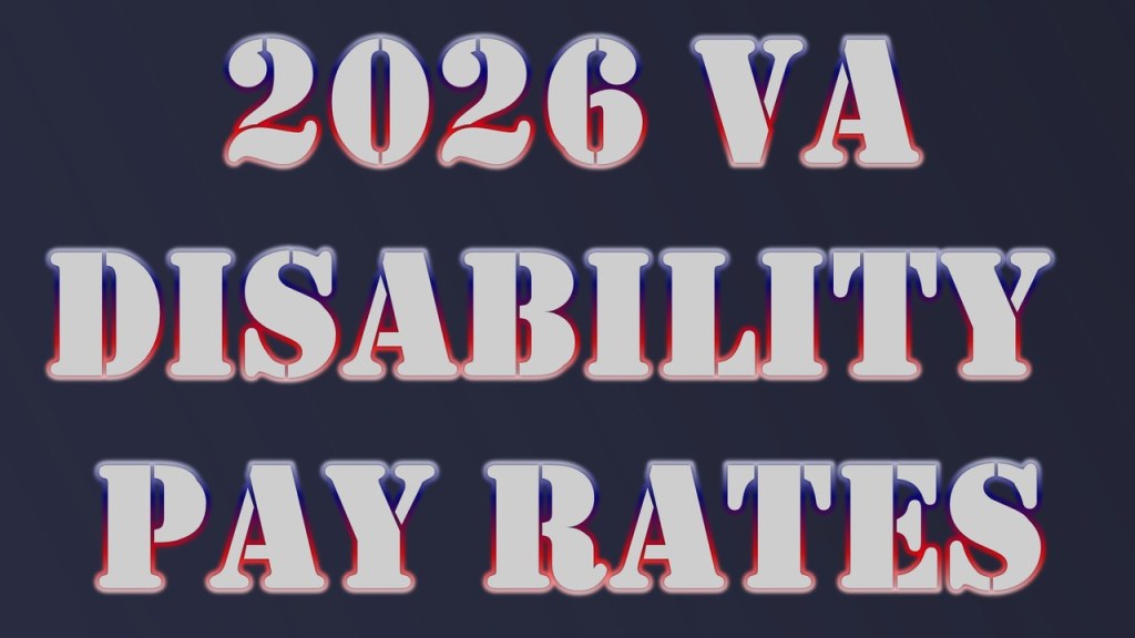 VA Disability Pay Rates